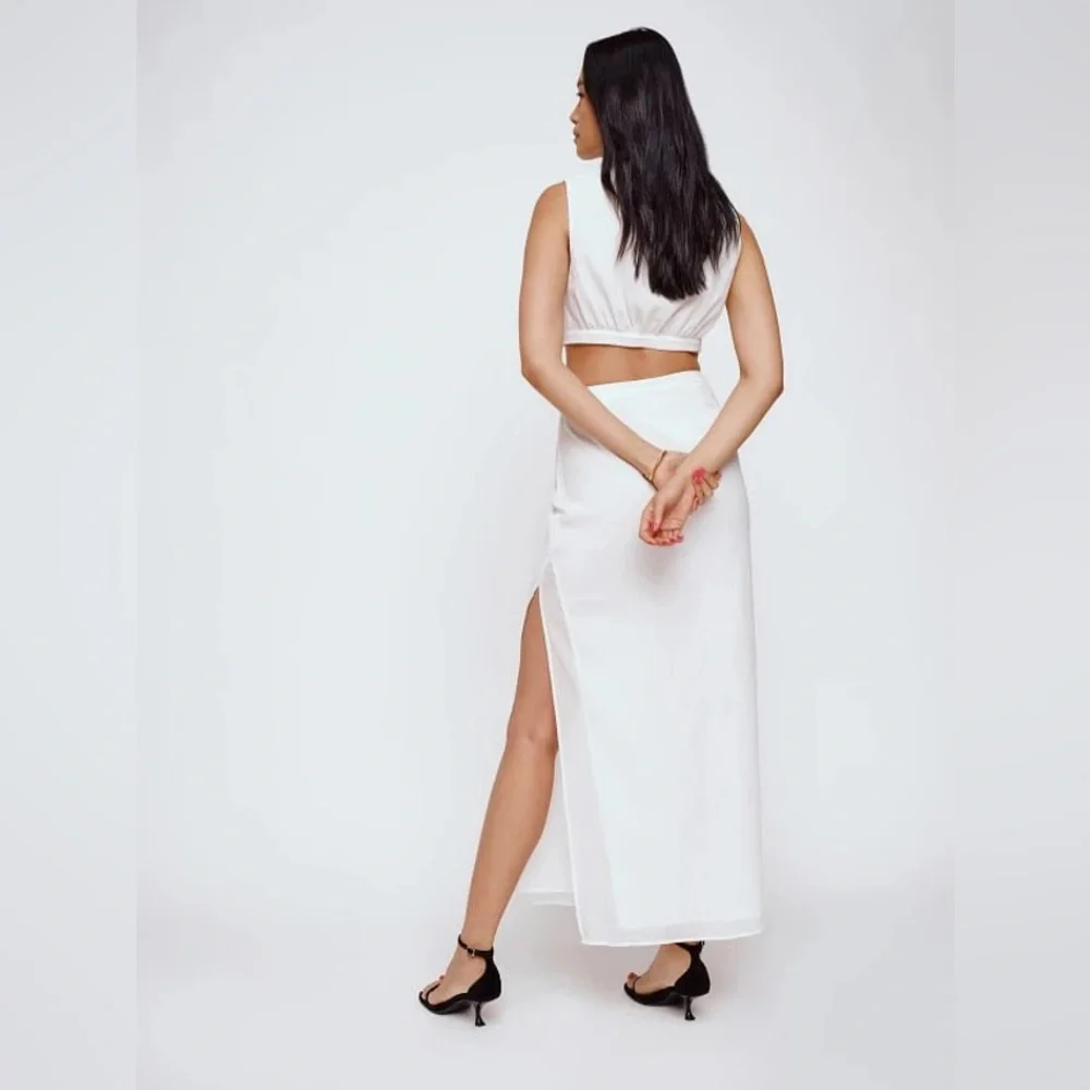 NWT Reformation Sails Linen Two Piece Skirt Set